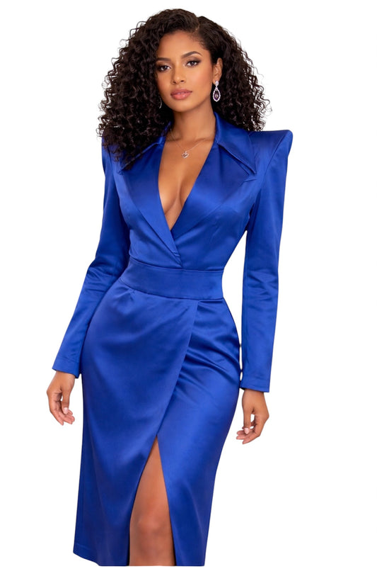 Robe longue femme - Satin Crêpe